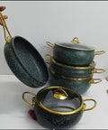 9Pcs Granite Kitchen Cookware Set